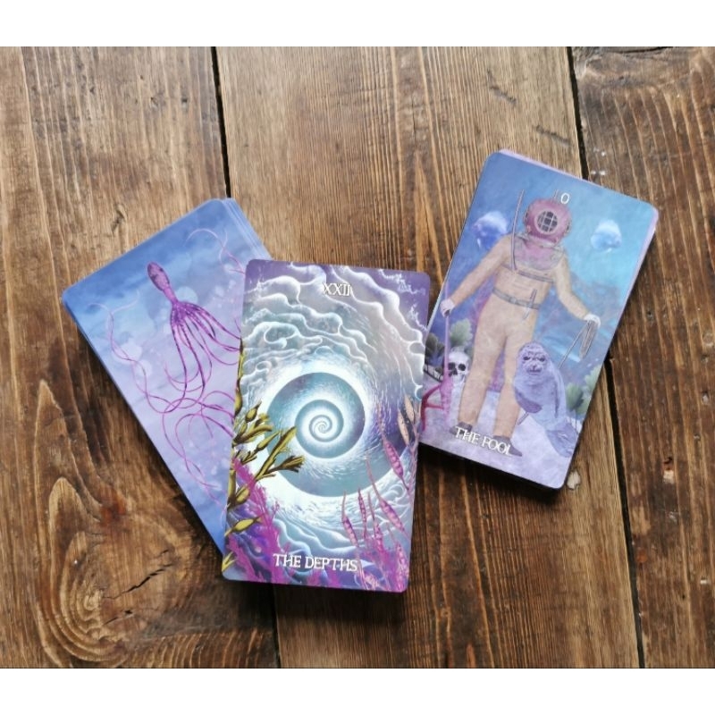 Wisdom of the Depths Tarot ไพ่ยิปซีแท้ภาพสวย ไพ่ยิปซี ไพ่ทาโร่ต์ Tarot ...