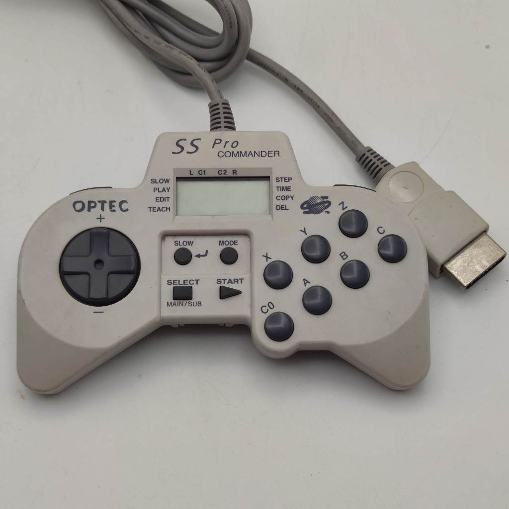 Sega Saturn OPTEC Pro Commander เทสแล้วเล่นได้ จอปกติ ไม่ดวง | Shopee ...