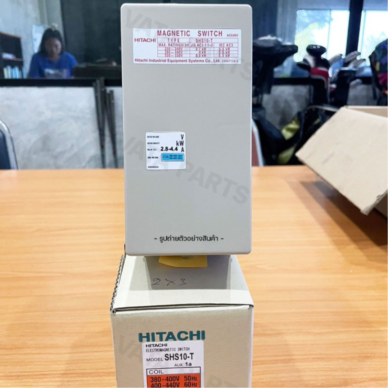 ชุดควบคุมมอเตอร์ รุ่น SHS10-T 4.4 แอมป์ Magnetic + Overload Hitachi ...