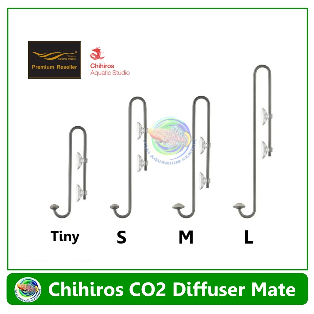 Chihiros CO2 Diffuser Mate หัวดิฟ หัวกระจายคาร์บอน ดิฟ สแตนเลส | Shopee ...
