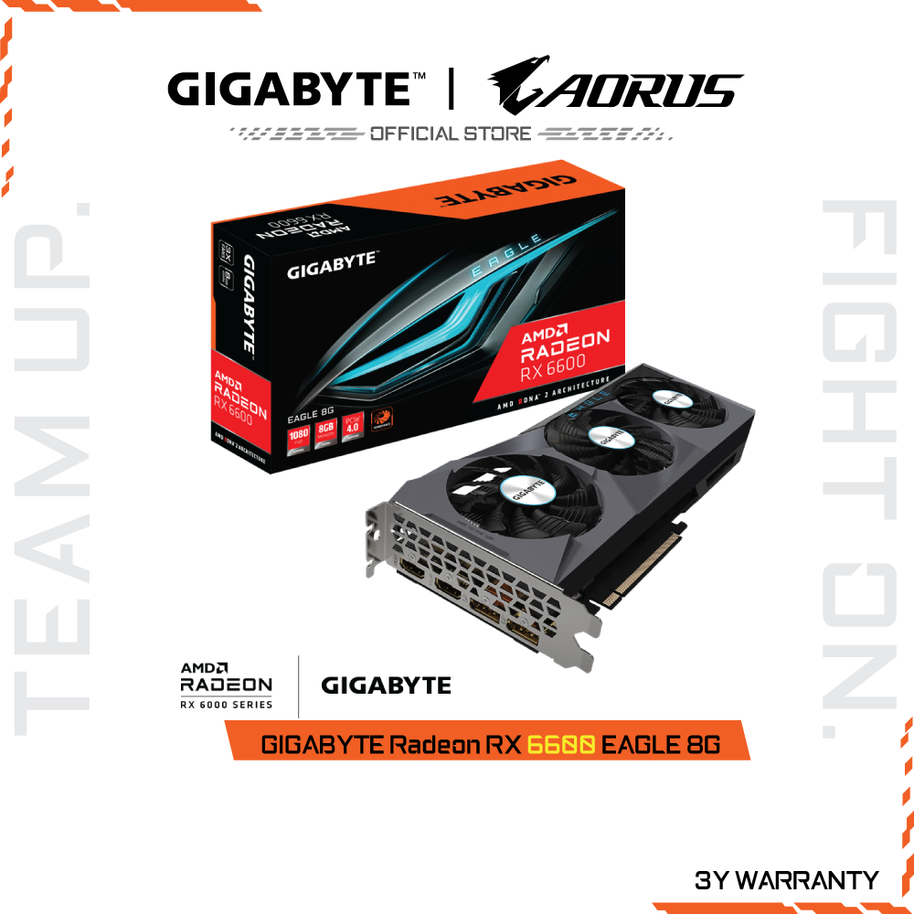 RADEON RX6600 8GB GV-R66EAGLE-8GD おまけ付き