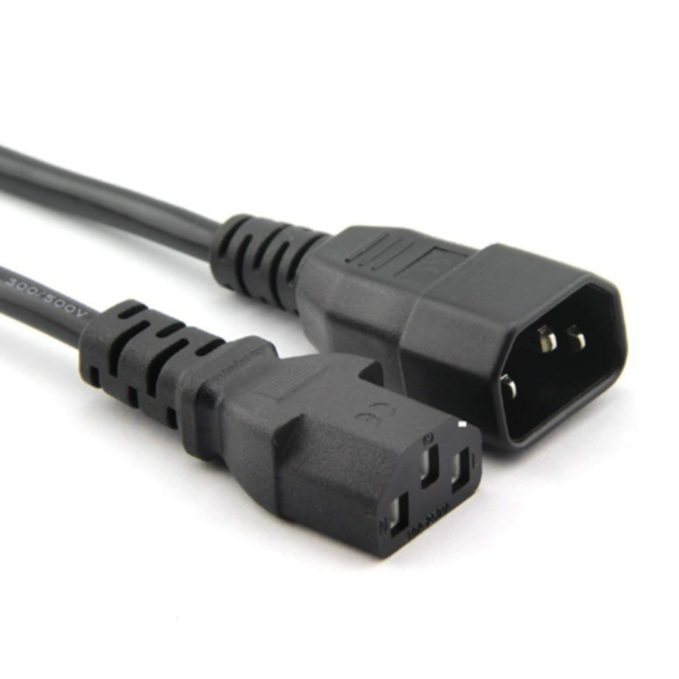 Computer Power Cord Extension C14 To C13 PDU Style Cable 1.5M/Black 10A ...