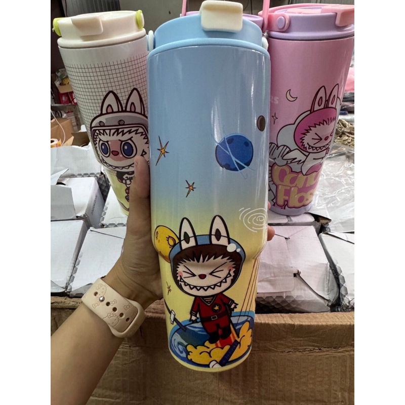 แก้วLABUBU สแตนเลส 304 เก็บความร้อนเย็น | Shopee Thailand