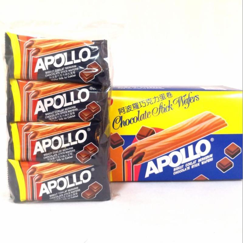 ช็อค อพอลโล Apollo Chocolate Stick Wafer นำเข้าจากต่างประเทศ พร้อมส่ง ...