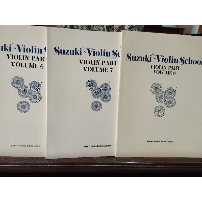 SUZUKI VIOLIN SCHOOL - VIOLIN PART VOL6-8 /3 เล่ม เป็นรุ่นเก่าเล่มเล็ก ...