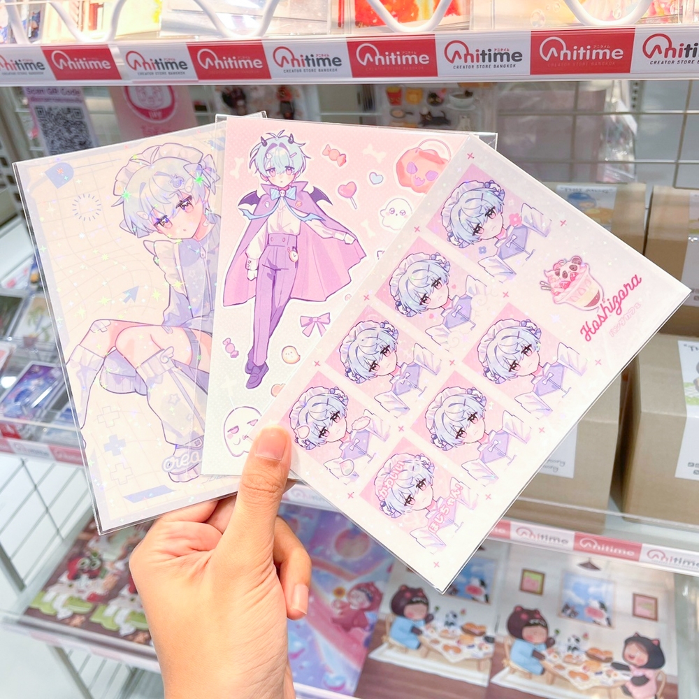 Postcard Hoshi และ Sticker Hoshi Halloween [Creamyferin] | Shopee Thailand