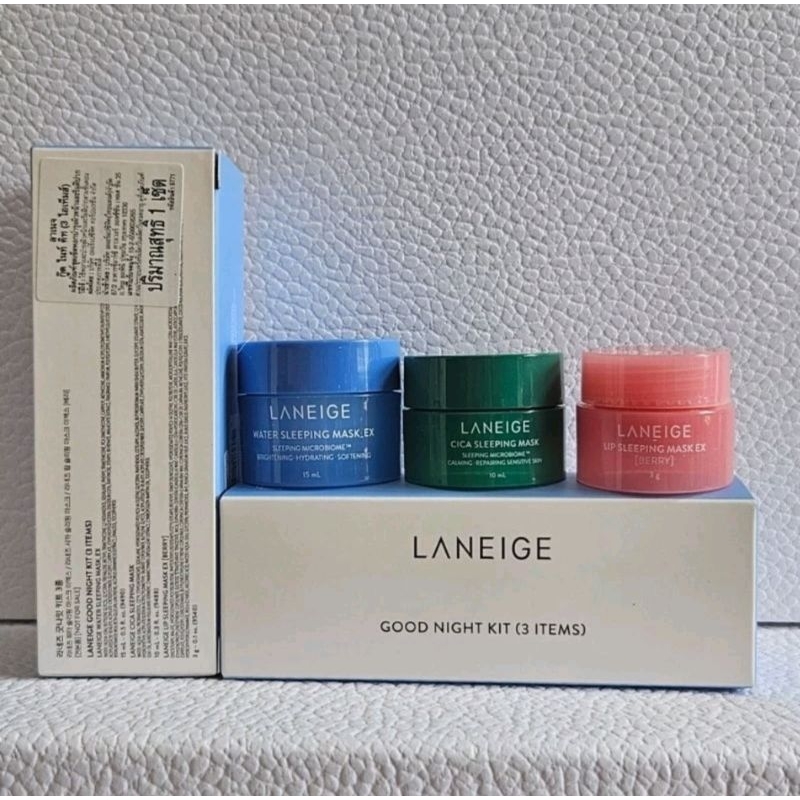 Laneige Good Night Kit EX (3 items) ฉลากไทย | Shopee Thailand