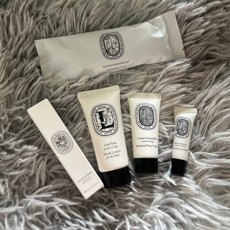 Sac Diptyque Paris Qatar Airways - Trousse De Toilette Noire - Occasion