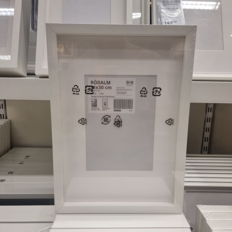 IKEA กรอบรูป ดำ/ขาว RIBBA / RODALM ของแท้ 100% พร้อมส่ง | Shopee Thailand