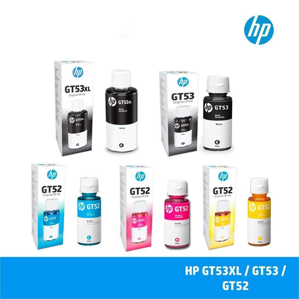 ชุดหมึกเติม HP GT (53) Black // HP GT52 Cyan, Magenta, Yellow Original ...