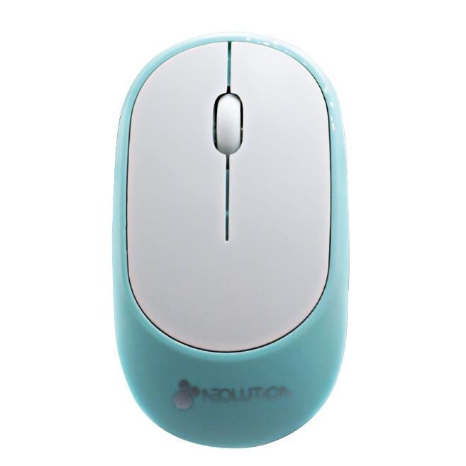 WIRELESS MOUSE (เมาส์ไร้สาย) NEOLUTION CUBE (CYAN) | Shopee Thailand