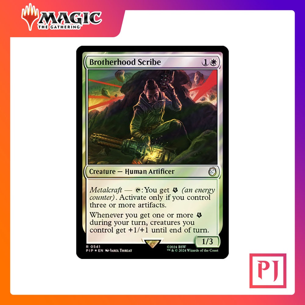 [MTG] Brotherhood Scribe (Surge Foil) [PIP] [WHITE] [RARE] [FOIL] [ENG ...