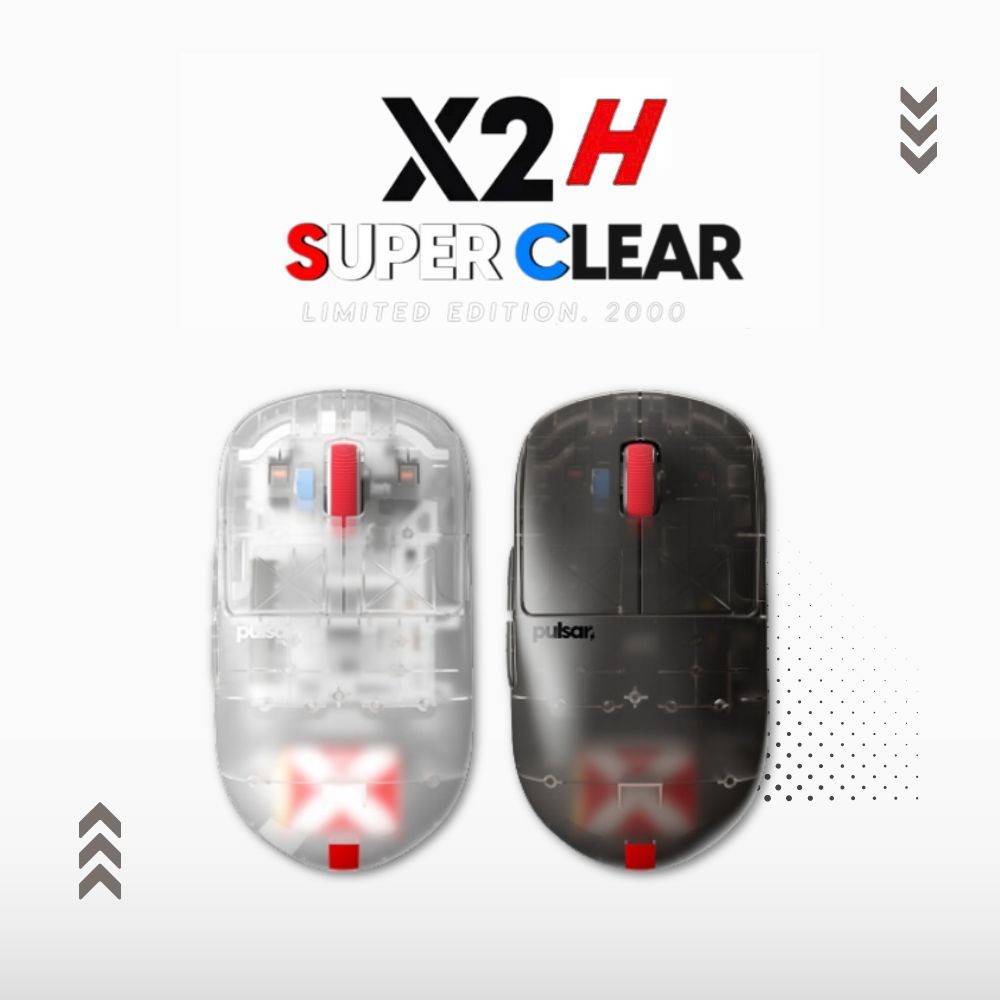 เมาส์ [MOUSE] X2H Gaming Mouse - Clear Black Edition / Super Clear ...