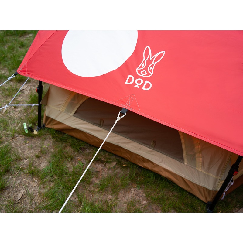 DOD MINI KINOKO TENT (ミニキノコテント)レッド ミニキノコテント（レッド） T2-930-RD - DOD（ディーオーディー