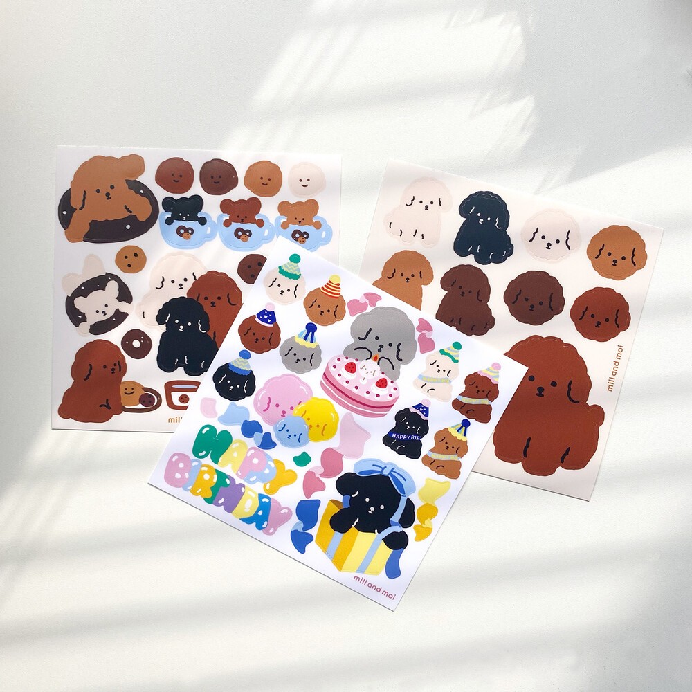 Mill and Moi Stickers สติกเกอร์กันน้ำ พร้อมส่ง สินค้าน้ำเข้าจากประเทศ ...