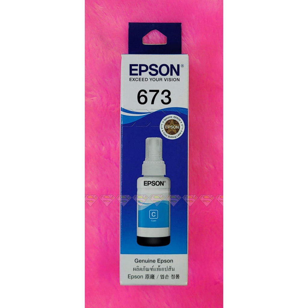EPSON 673 CYAN สีฟ้า ของแท้ | Shopee Thailand