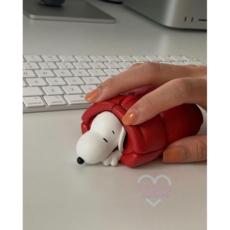 snoopy Wireless Mouseจากเกาหลี🇰🇷 น้ำหนักเบาใช้งานดีมากน่ารัก💖 | Shopee ...