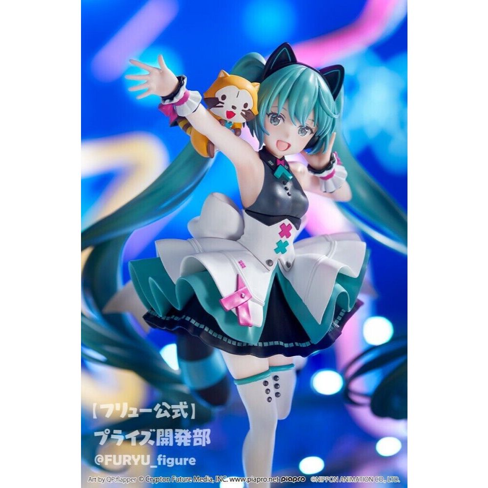 ( มือ1 พร้อมส่ง ) Furyu Hatsune Miku x Rascal Exceed Creative Figure ...