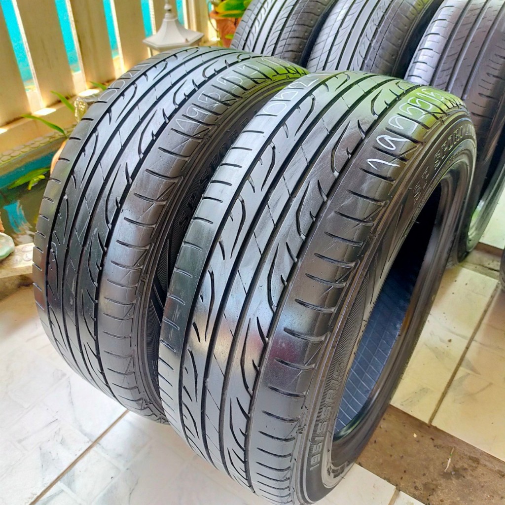 (ราคาต่อคู่ 2 เส้น) ยาง% Dunlop รุ่น SP Sport LM704 195/55/15 ปี21 ...