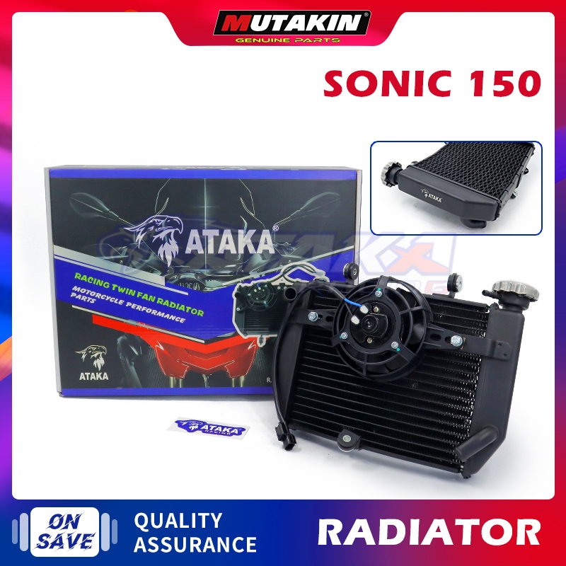 ATAKA หม้อน้ำแต่ง Radiators 1 ใบพัดใหญ่ หม้อน้ำ SONIC150 โต้งแต่ง ตัว ...