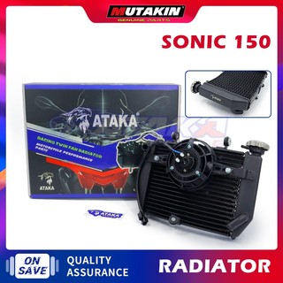 ATAKA หม้อน้ำแต่ง Radiators 1 ใบพัดใหญ่ หม้อน้ำ SONIC150 โต้งแต่ง ตัว ...