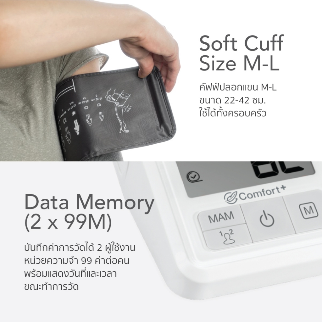 Microlife เครื่องวัดความดันโลหิต รุ่น B3 Comfort PC