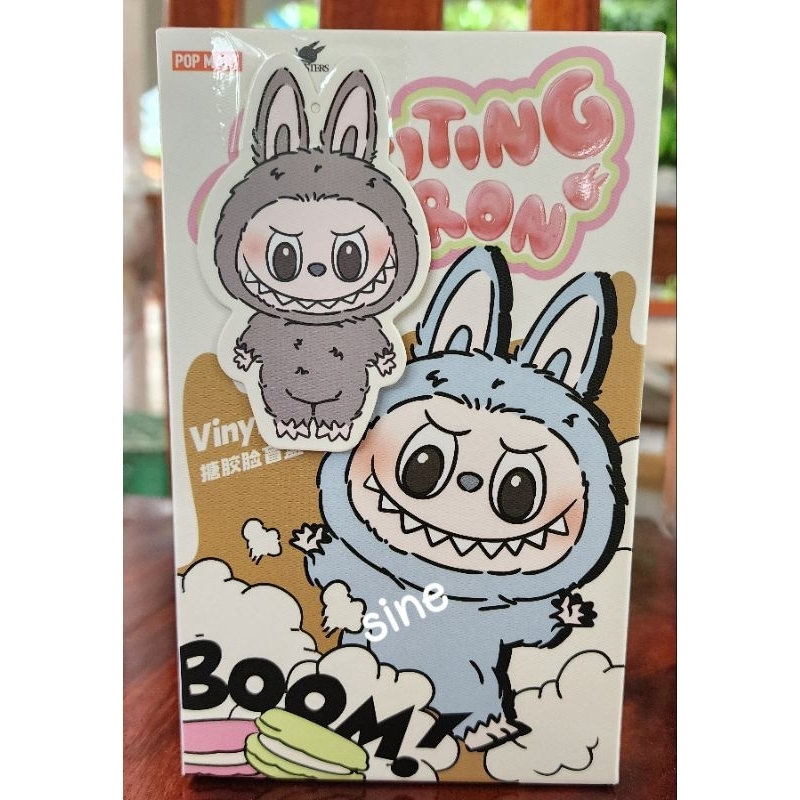 Labubu macaron สีเทา (sesame bean) ของแท้จาก popmart เช็คการ์ดอย่าง ...
