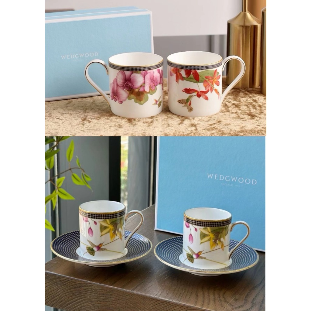 WEDGWOOD Hummingbird Series New Product Double Cup Disc High Bone ...