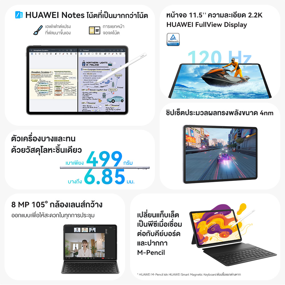 infinix NotePad Androids TAB 11นิ้ว 12GB+512GB รองรับ2ซิม การศึกษา ...
