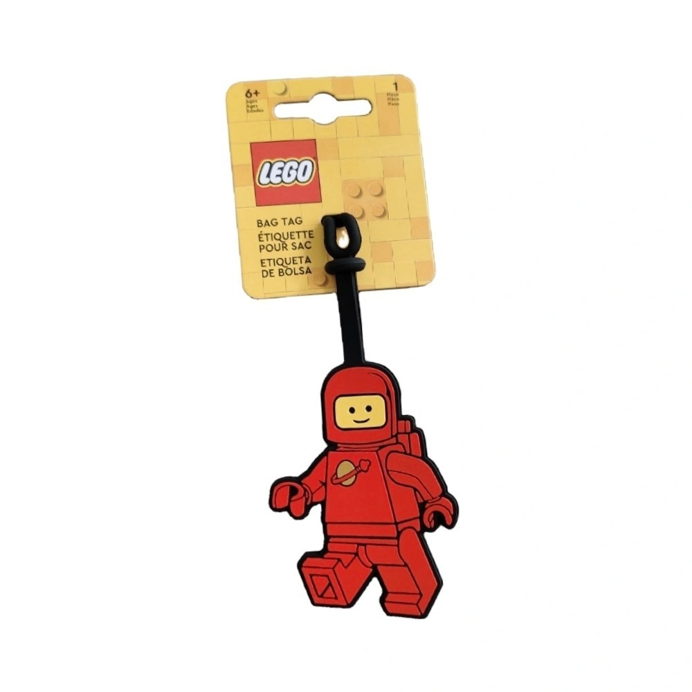 LEGO ป้ายติดกระเป๋า เลโก้ คลาสสิก รุ่น SPACEMAN RED BAG TAG นักบินอวกาศ ...