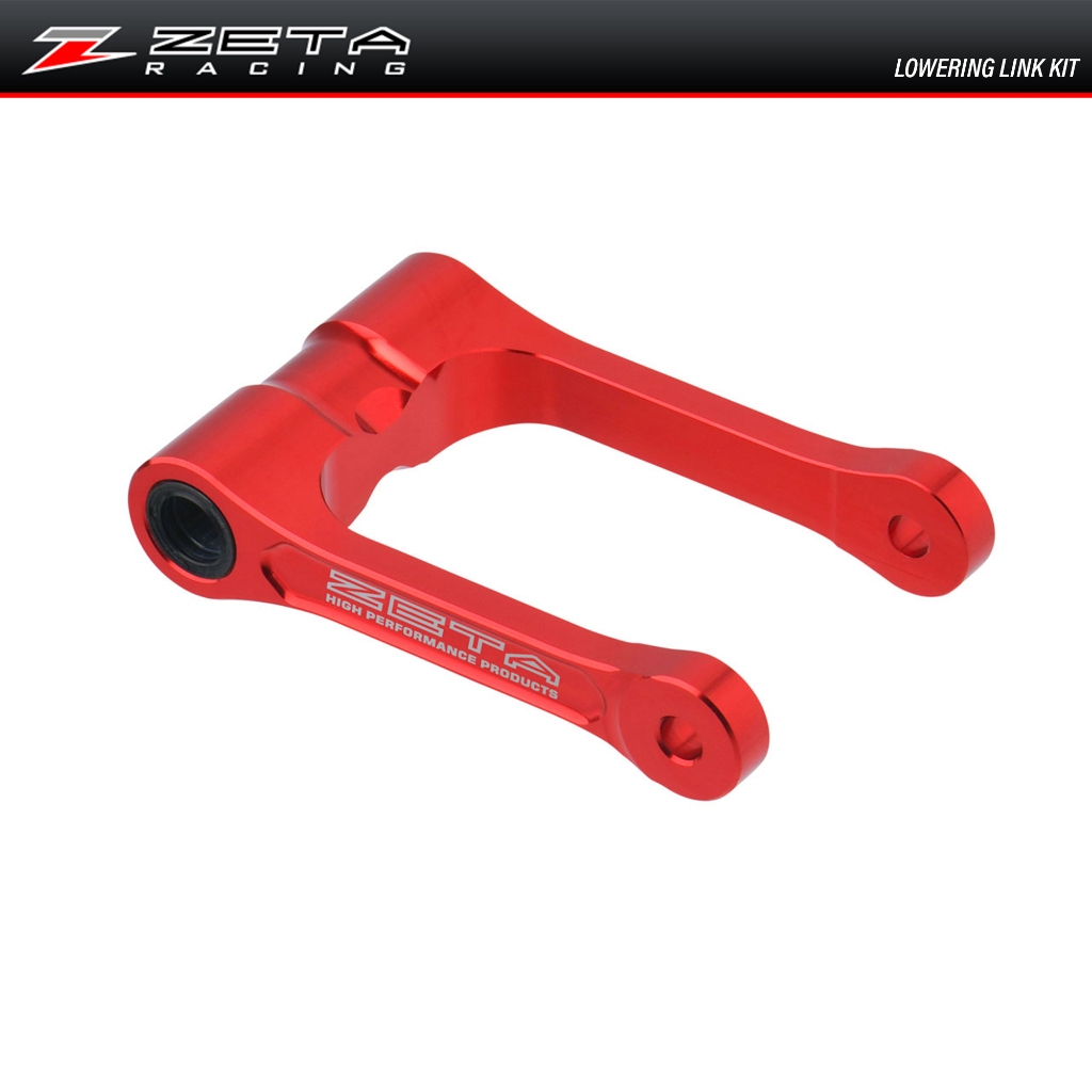 thumbnail image 2 of NICECNC Aluminum Lowering Link Kit For Honda CRF300L & CRF300L RALLY (2021-2024) – 1.75" Drop, Red 2 of 4