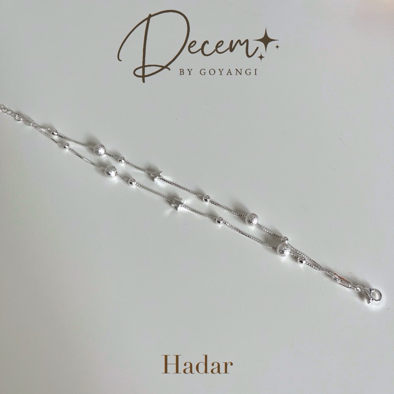 Decem- กำไลรุ่น Hader ชุบเงิน มีถุงเก็บแถมให้ | Shopee Thailand