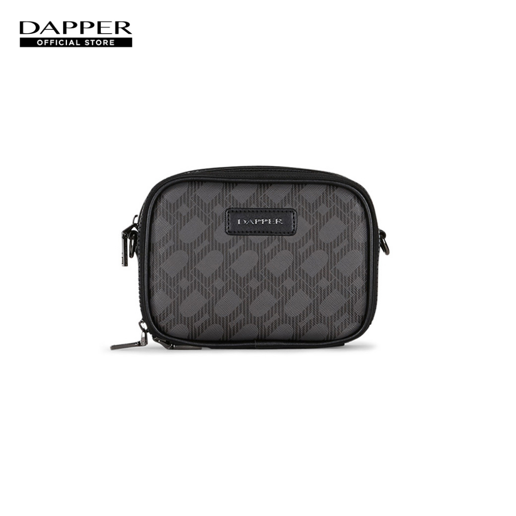 dapper-กระเป๋าสะพายมินิ-dp-interlock-monogram-สีน้ำตาล-bm6b1-208