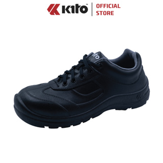เช็ครีวิวสินค้าKito กีโต้ รองเท้าผ้าใบหัวเหล็ก Safety รุ่น BR14 Size 36-44
