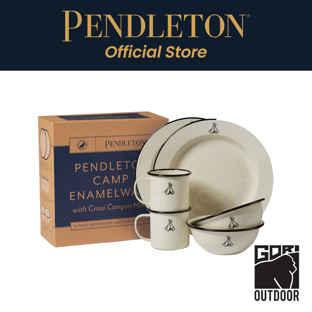 Pendleton Camp Enamelware Set ชุดจาน | Shopee Thailand