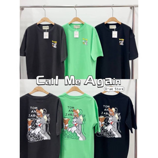 เสื้อยืด Oversize Callmeagain ทอมบีบครีม คอตตอนนำเข้า น่ารักสุดๆ พร้อมส่ง