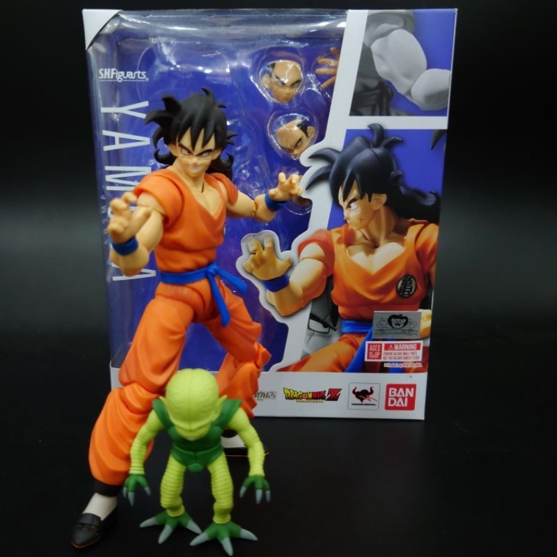 ของแท้-มือสอง-s-h-figuarts-yamcha-ยามูชา-ไซไบแมน-หายากมาก-ทำท่าในตำนานได้-สภาพสวย-อุปกรณ์ครบ-มีกล่องเดียว-shf