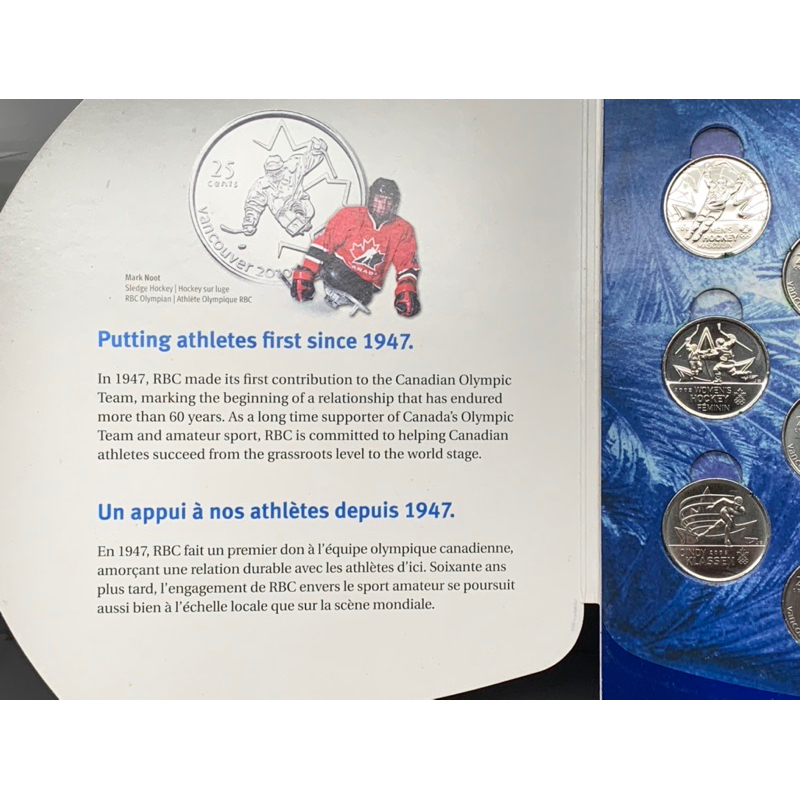 เหรียญที่ระลึกกีฬาโอลิมปิกของประเทศแคนาดา-ปี2010