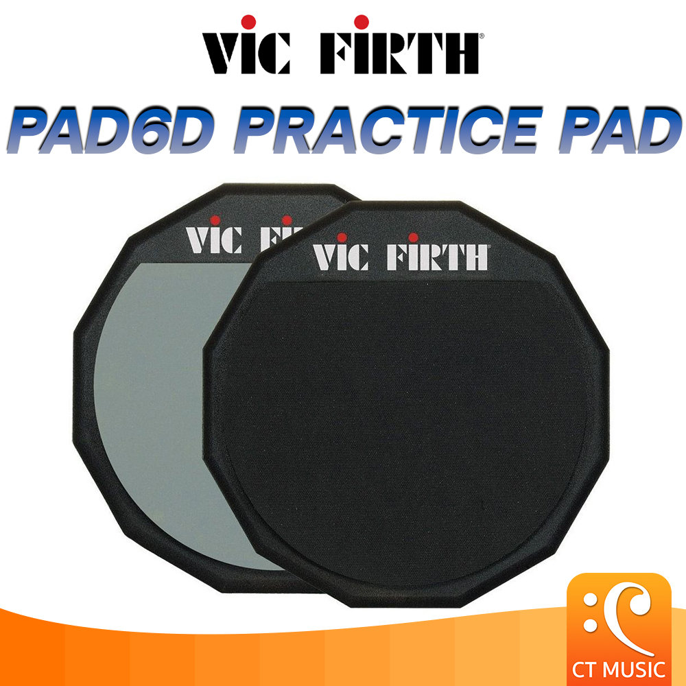 vic-firth-pad6d-practice-pad-แป้นซ้อม