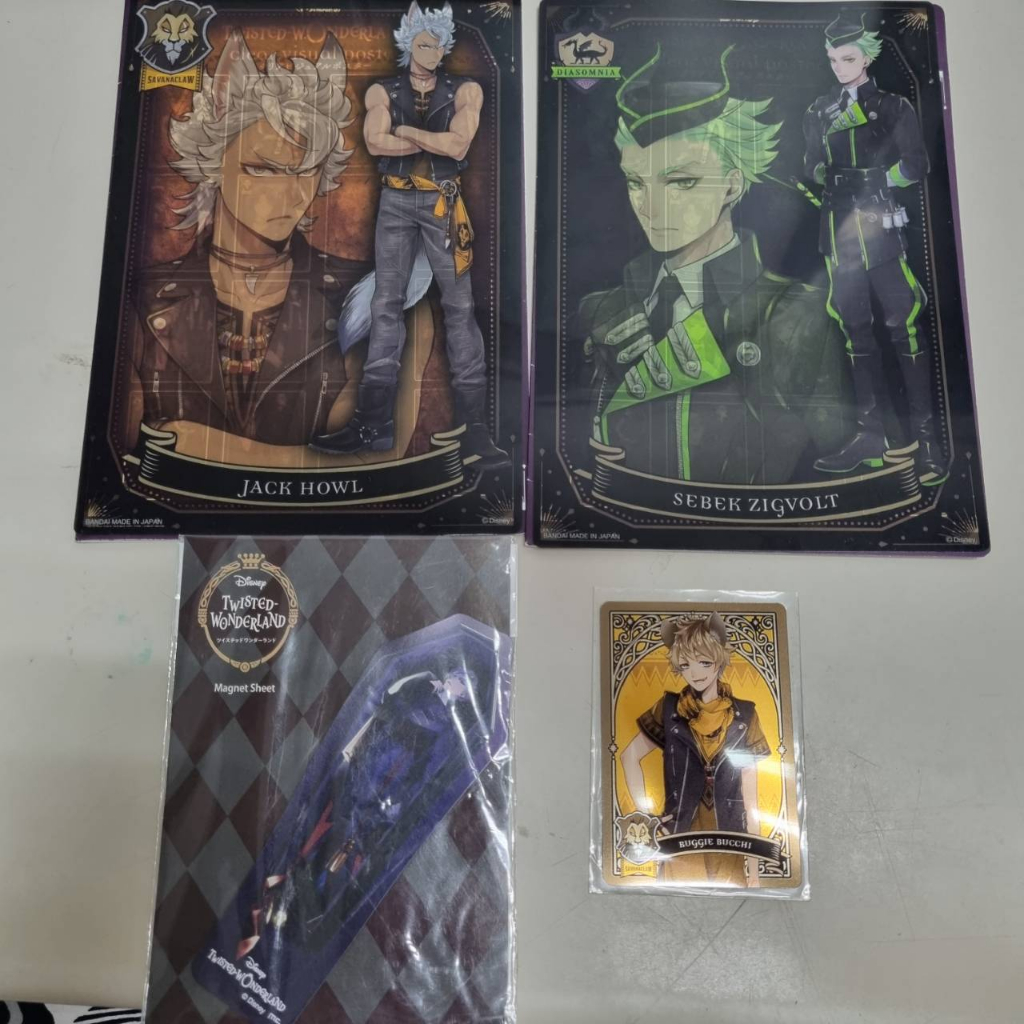 twisted wonderland โปสเตอร์ clear visual poster แม่เหล็ก magnet sheet ...