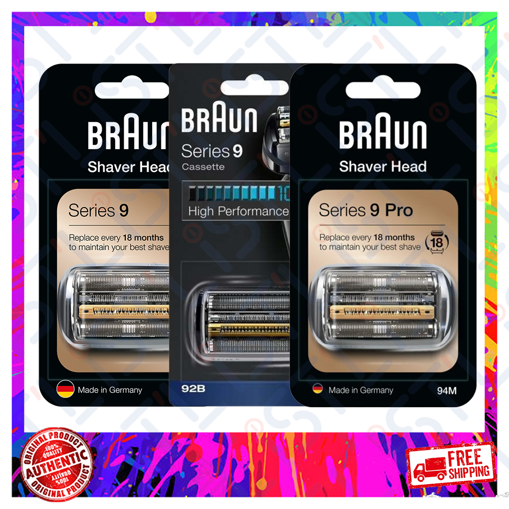 BRAUN Series 9 Cassette 92S / 92B / 94M Replacement for Electric Shaver Compatible Shopee Thailand