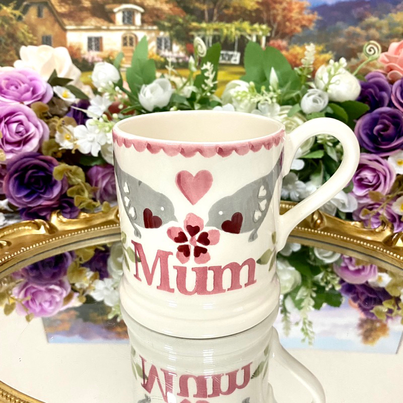 Seconds Emma Bridgewater Lovebirds Mum Mug แก้ว มัก Shopee Thailand
