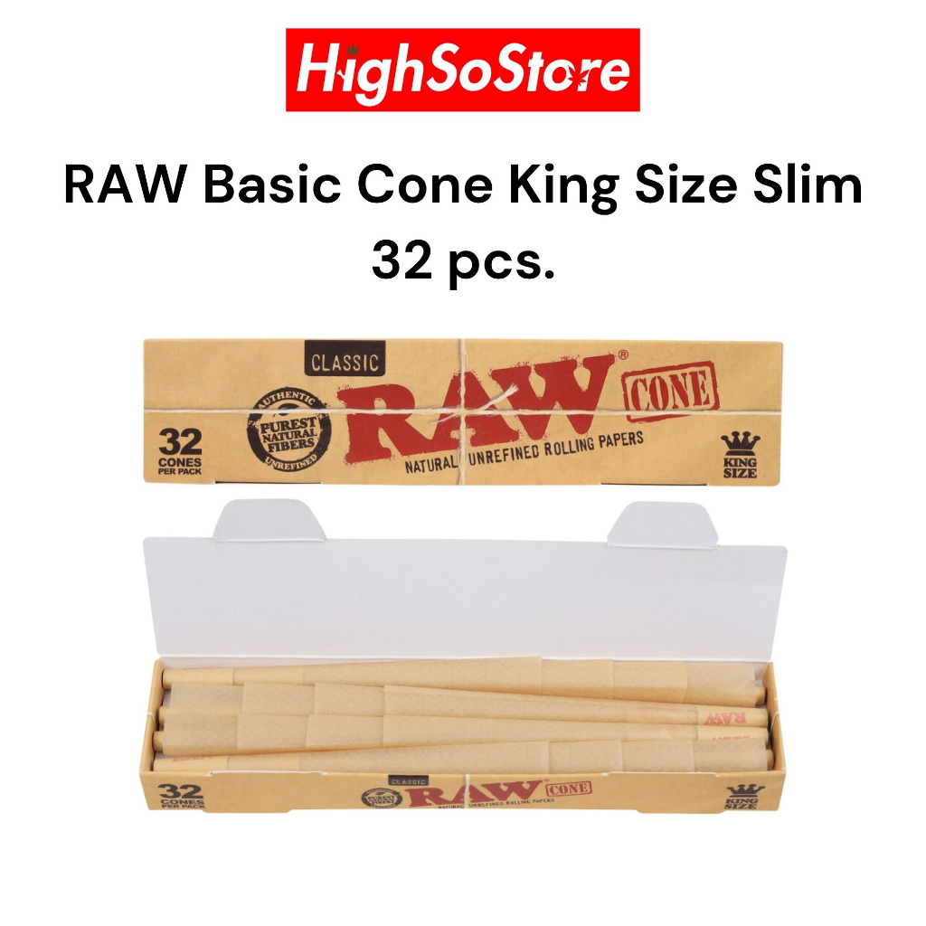 กระดาษโรล RAW Basic Cone King Size Slim กระดาษโรลสำเร็จรูป | Shopee ...