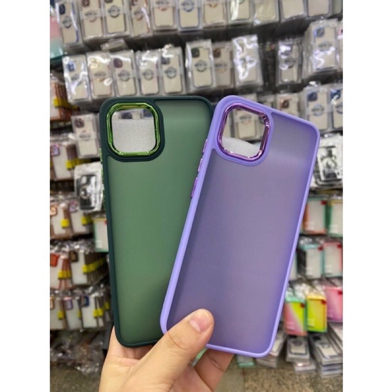 เคสขอบสีหลังขุ่นเปิดกล้อง-รุ่น-realme-c53-สินค้าตรงรุ่น-พร้อมส่งในไทย