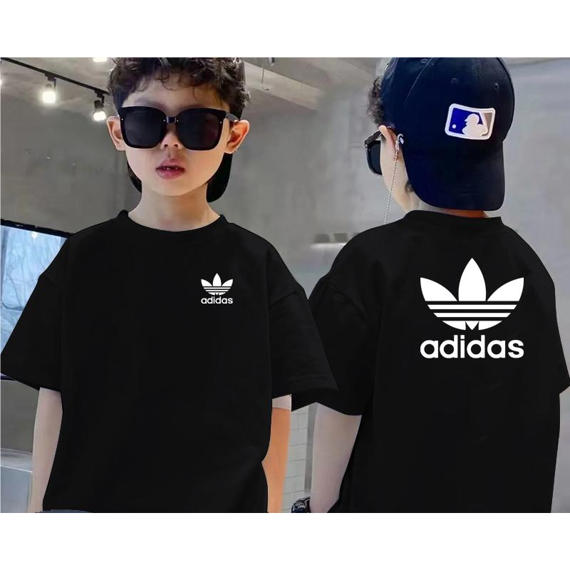 เสื้อยืดเด็ก-a-didas-แฟชั่นลำลอง-100-cotton-เนื้อผ้านุ่มสบาย-จัดส่งจากประเทศไทย