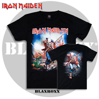 Blaxroxx เสื้อวง ลิขสิทธิ์แท้ Iron Maiden® (IRM011-SUPERSOFT) ผ้า Supersoft cotton