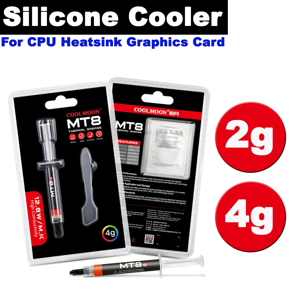 ซิลิโคนระบายความร้อน Coolmoon MT8 (2g 4g) silicone For CPU Cooler PC ...