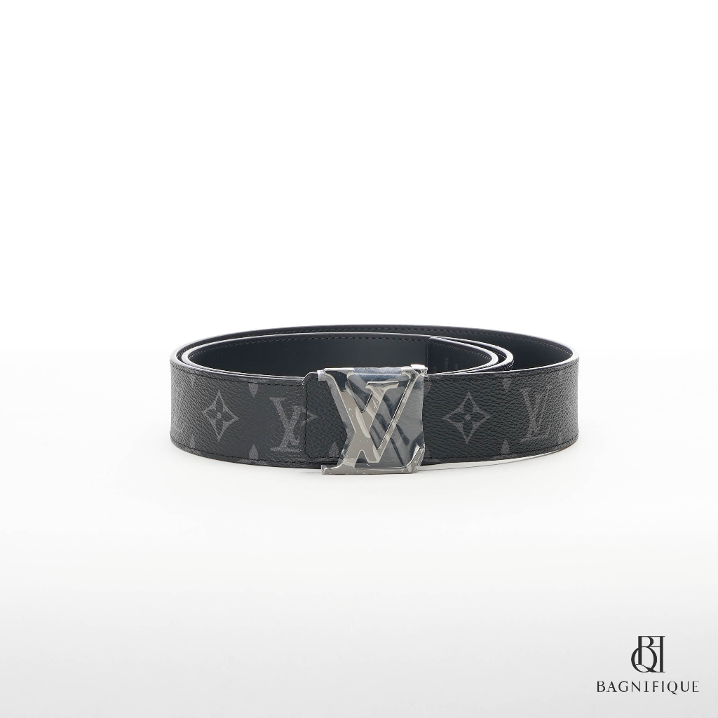 Louis Vuitton Belt Initiales Reversible Monogram Black Ghw