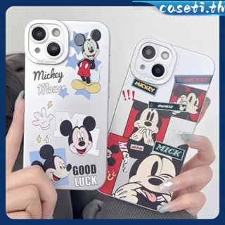 คูปองเคลม🎀เคสไอโ case for iphone 11 12 นิชการ์ตูนมิกกี้สุดน่ารัก เคส 14 13 12 11 pro max เคสโทรศัพท์มือถือกันกระแทก