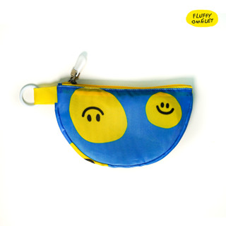 FLUFFYOMELET- SMILEY PUFF BAG